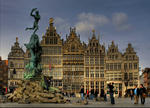 The grote markt of Antwerp